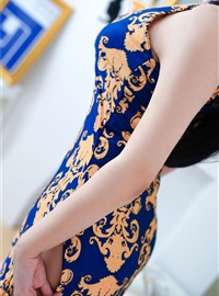 Naoyuki Enda NO.020 blue cheongsam(52)